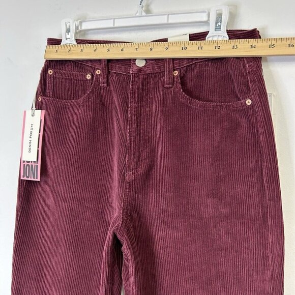 NEW Aritzia Denim Forum 90s Joni High Rise Loose Corduroy Jeans Womens Size 28 - Picture 6 of 14